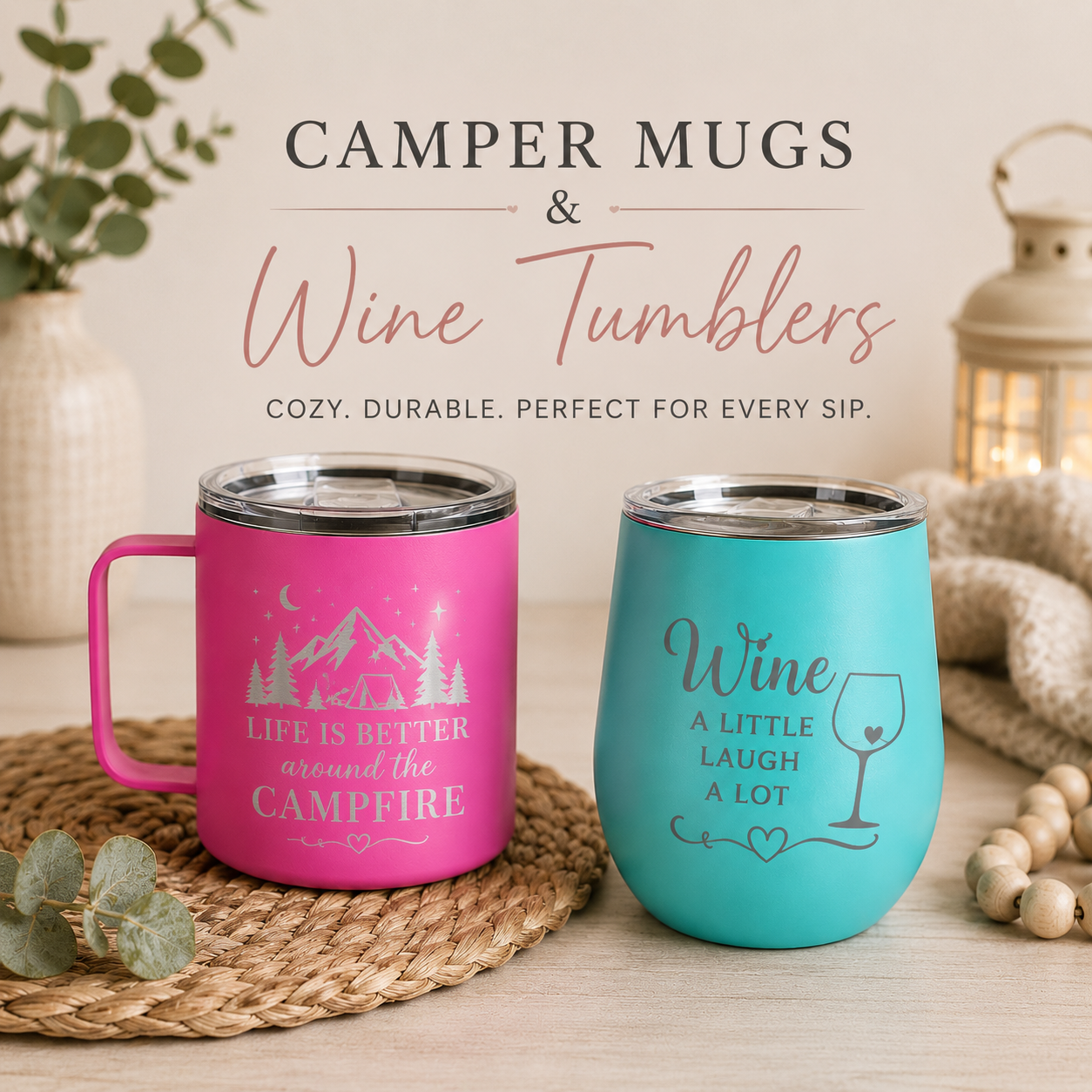 Camper Mugs & Wine Tumblers